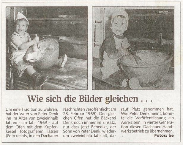 Die B�ckerbuben Nikolaus und Peter Denk