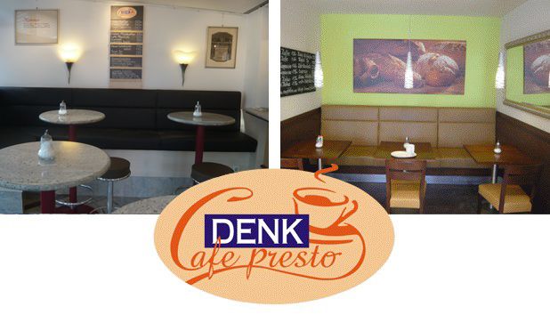 Café Presto bei den Bäckereigeschäften Denk